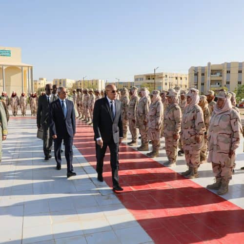Visite surprise du Président de la République à Polytechnique